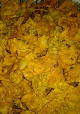 Kripik bawang pedas