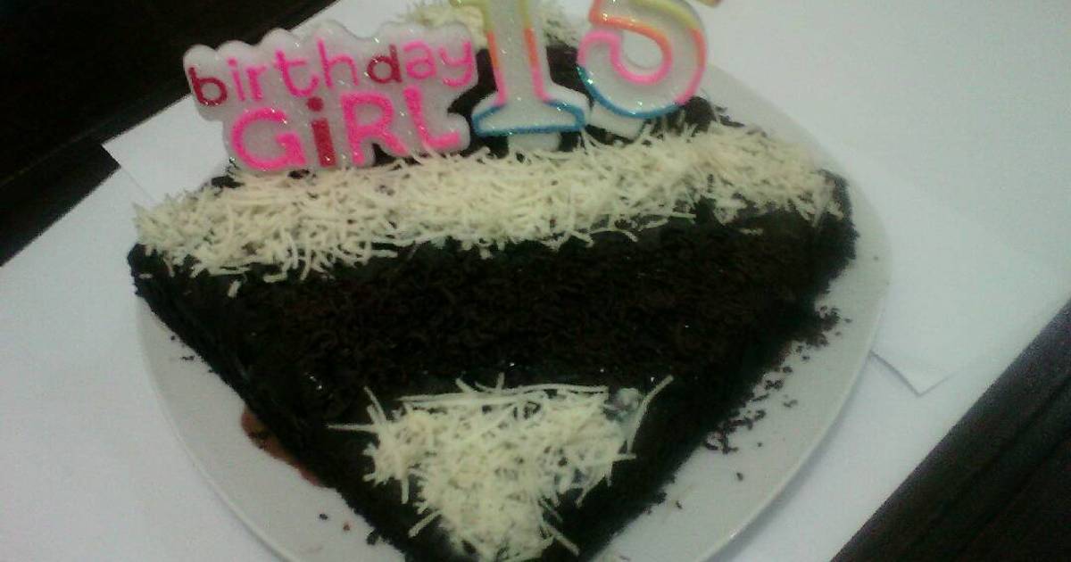 Resep 'brownies kukus ultah'
