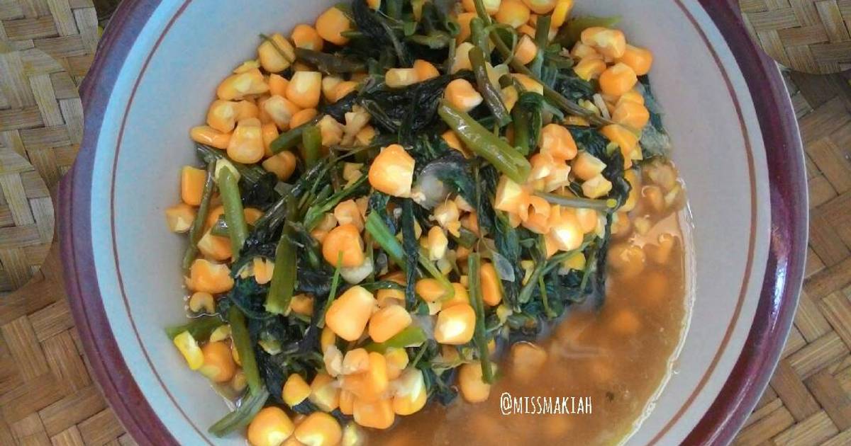 Resep MPASI BLW Cah Kangkung  Jagung oleh 