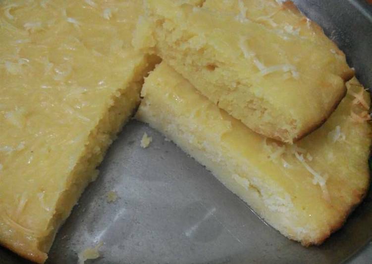 resep lengkap untuk Prol tape keju #no mixer #no oven teflon punya