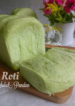 Roti Sobek Pandan Kukus tanpa isi