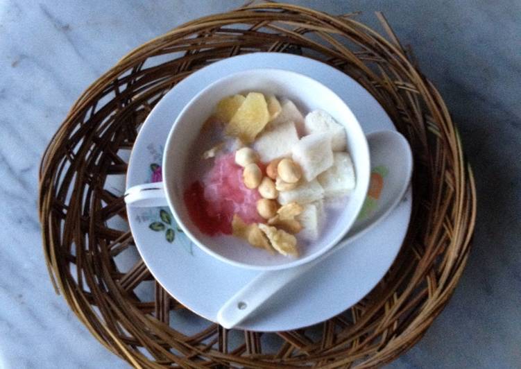 bahan dan cara membuat Wedang Angsle