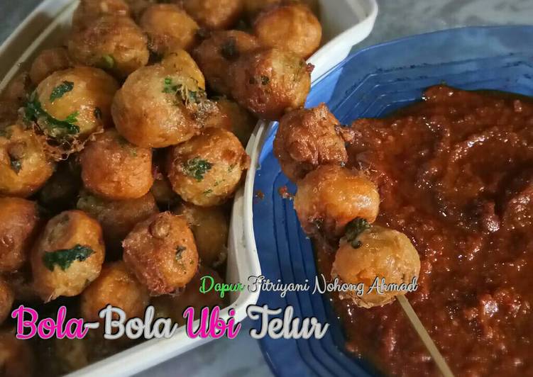 Resep Bola Bola Ubi Telur Pentol Goreng Ala Dapur Fitri