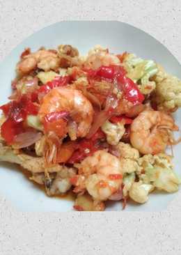 Udang Ayam Tumis irit