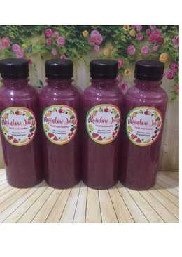 Diet Juice Purple Cabbage Grape Blueberry Pear