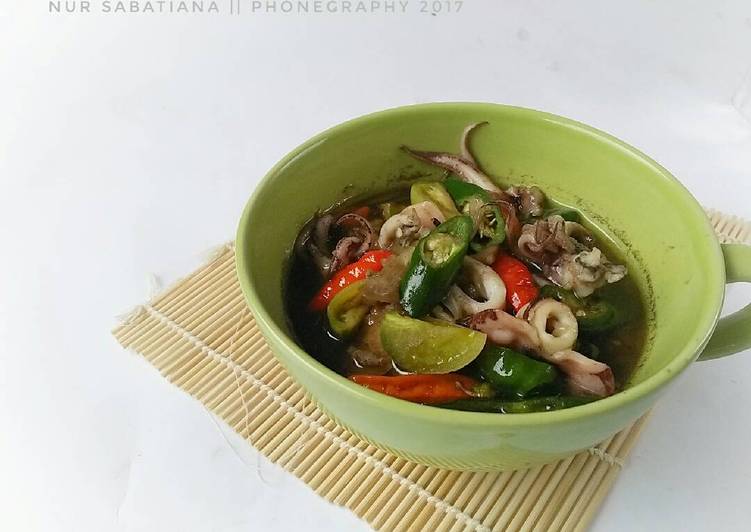 gambar untuk resep Cumi Kuah Hitam