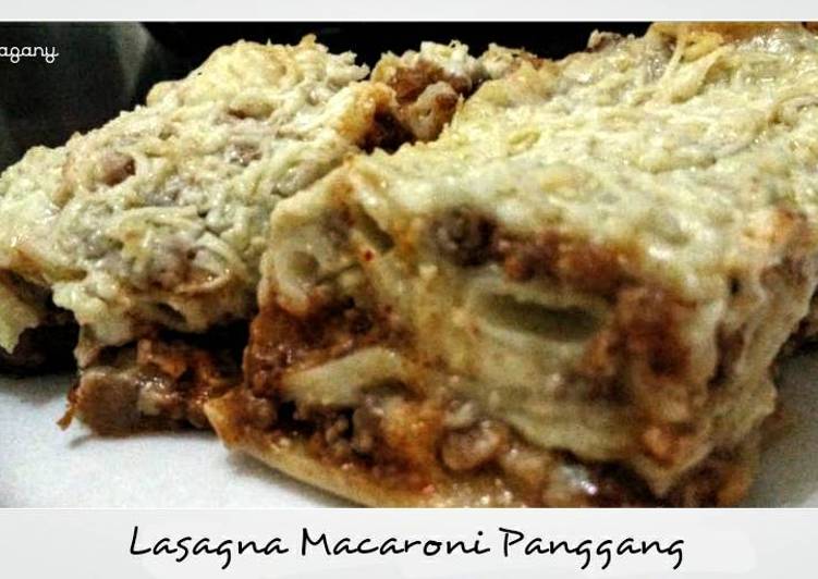 resep makanan Lasagna Macaroni Panggang