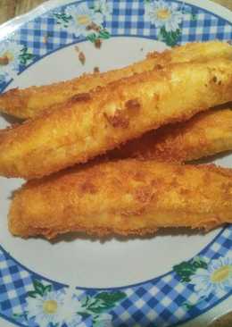 Pisang goreng keju panir