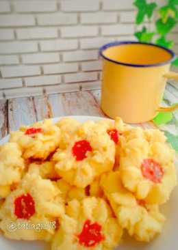 Kue Semprit Susu 3 bahan