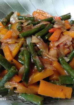 Oseng kacang wortel saori