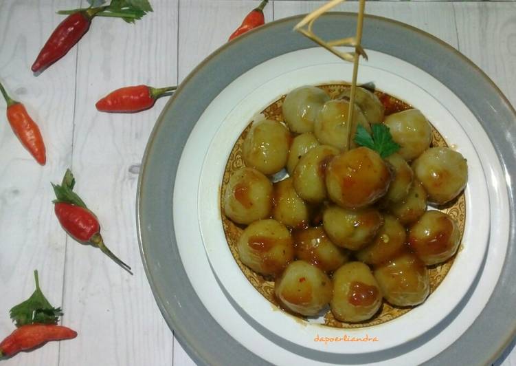 Cilok bumbu rujak #kenyalkenyol recipe main photo