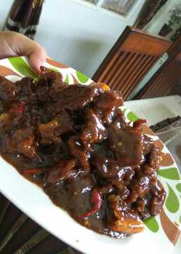 Daging Saus Lada Hitam (Black pepper beef)