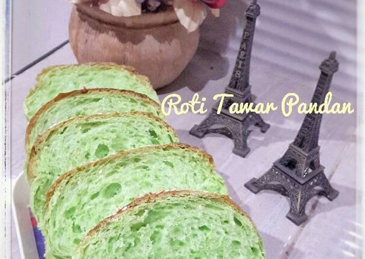 gambar untuk cara membuat Roti Tawar Pandan