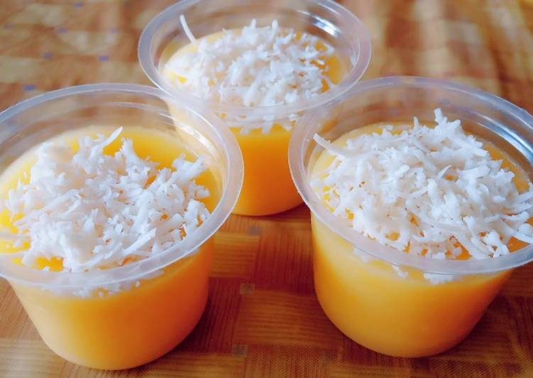 Puding jagung keju