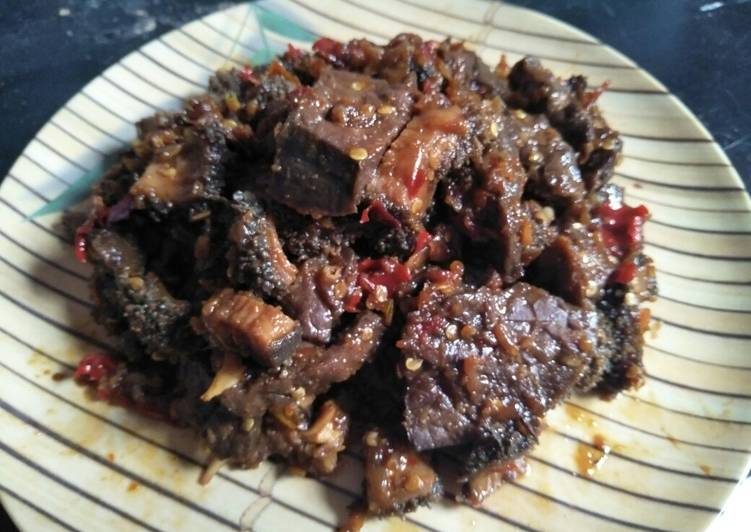 resep lengkap untuk Paru babat gongso