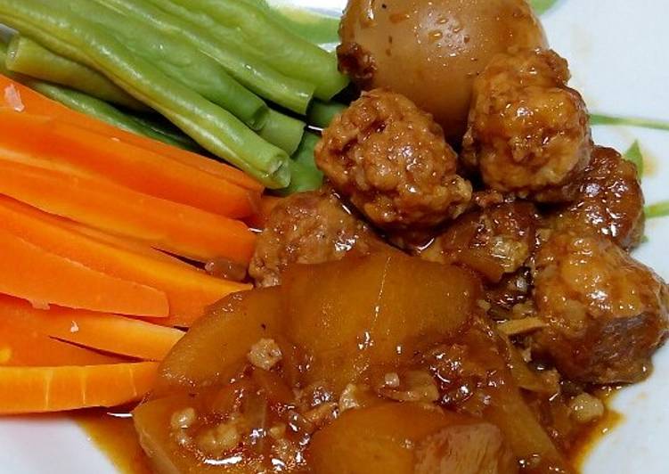 resep lengkap untuk Selat solo ala semur bola