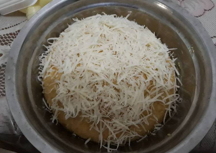 gambar untuk cara membuat Oat steam cake with cheese