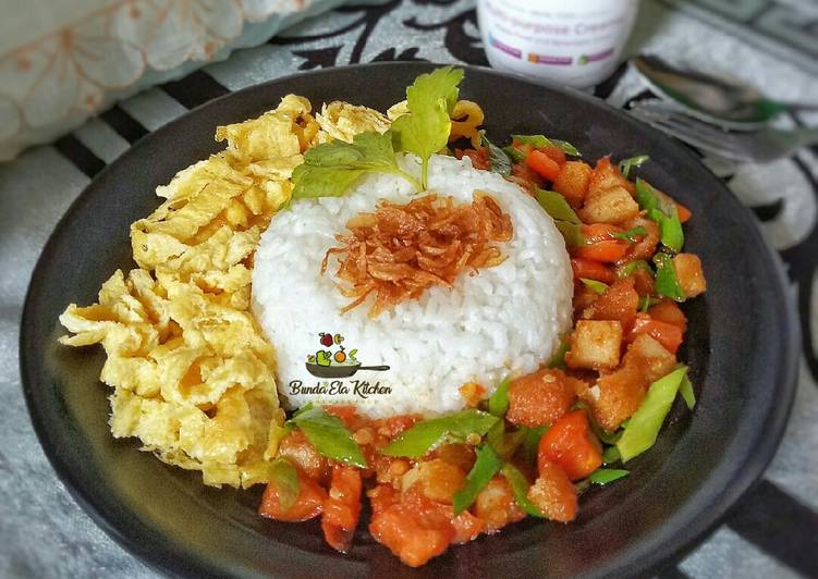 gambar untuk resep makanan Nasi Uduk Fiber Creme
