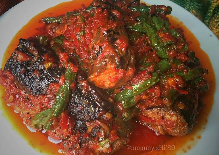 resep makanan Sarden Kacang Panjang Balado