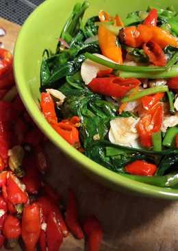 Tumis kangkung garing (dan teknik nya)