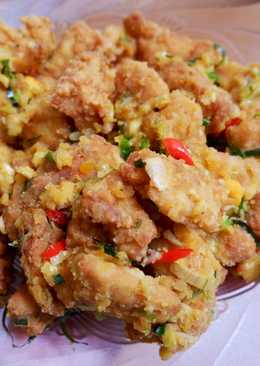 Chicken salted egg