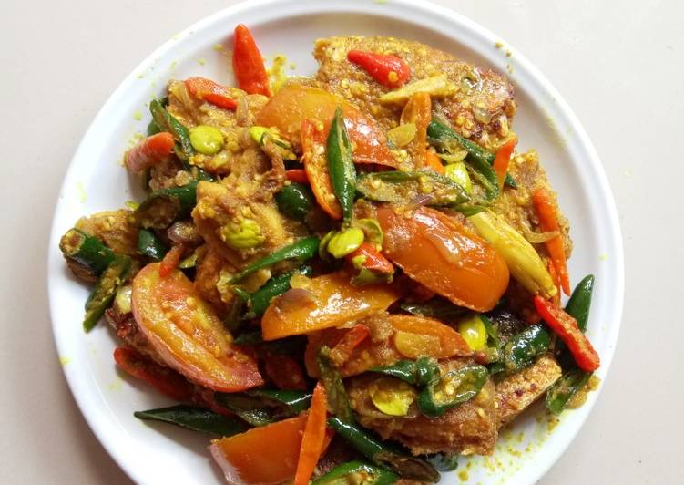 resep lengkap untuk Acar Kakap Merah Pete