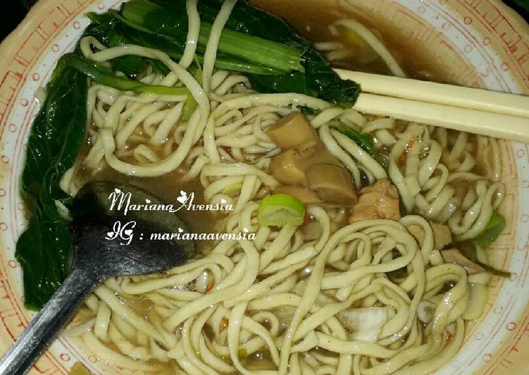 resep Mie Ayam Jamur Homemade