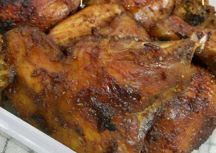 resep lengkap untuk Ayam Panggang Kecap