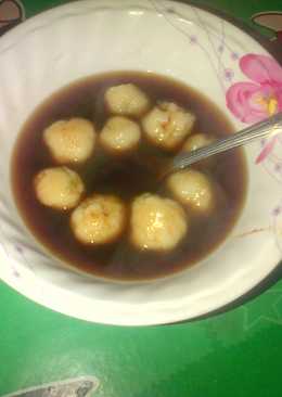 Bakso terigu kuah kecap