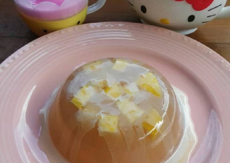 gambar untuk resep makanan Agar Agar Mangga