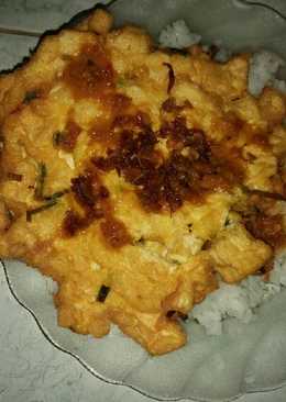 23. Tahu Telur Bumbu Kacang Simple