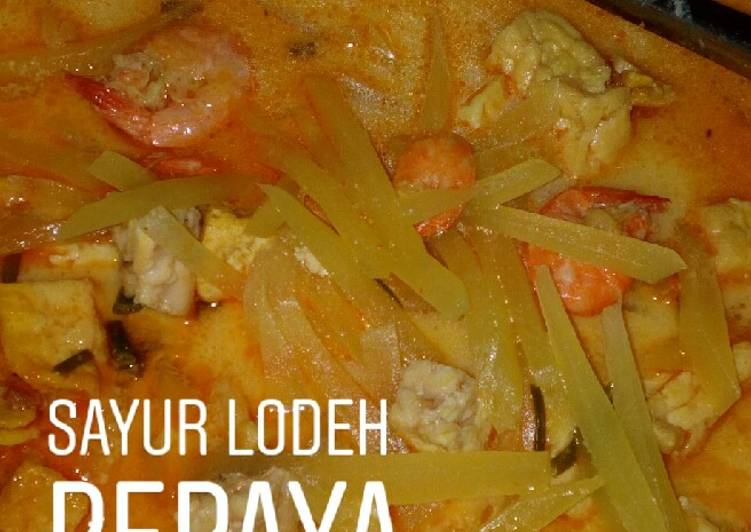 gambar untuk cara membuat 15.sayur lodeh pepaya ++(plus tahu,tempe dan udang)