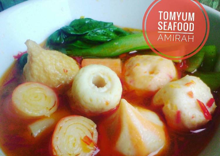 gambar untuk resep makanan Tomyam seafood