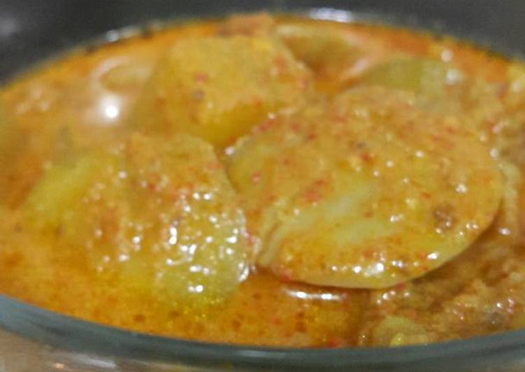 resep lengkap untuk Gulai cincang jengkol