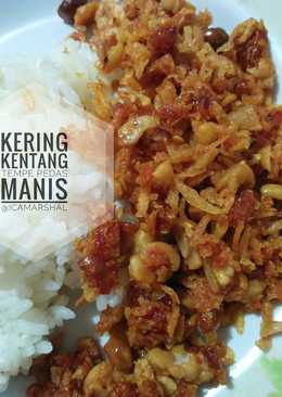 Kering Kentang Tempe Pedas Manis