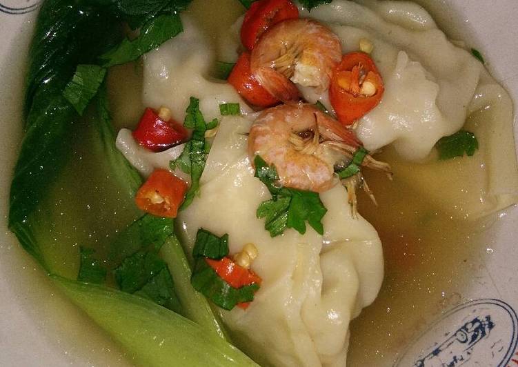 gambar untuk cara membuat Wonton Soup