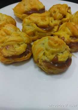 Soes vla coklat
