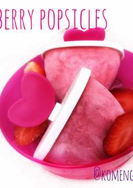 Strawberry Popsicles