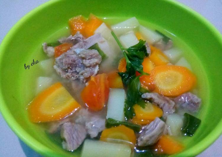 resep lengkap untuk Sop Daging Segeerr ?? #Kitaberbagi