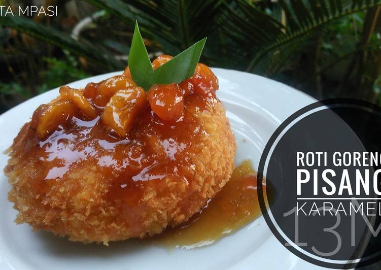 resep Roti goreng pisang karamel (MPASI 13m+)