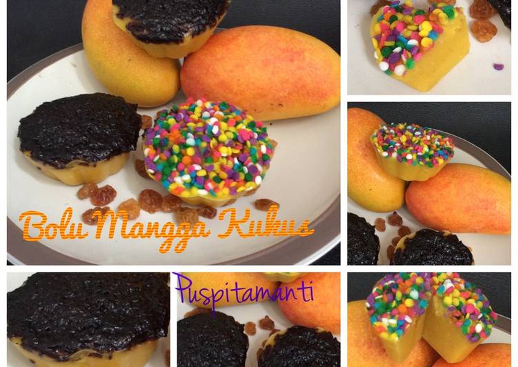 resep makanan Bolu Mangga Kukus (tanpa telur, tanpa mixer)