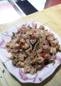 Tumis toge tahu bakso
