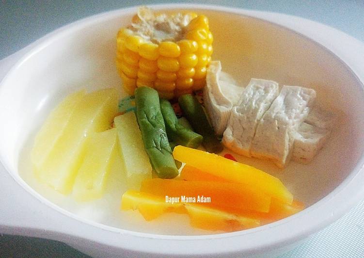 gambar untuk resep makanan [MPASI 10M+] Steamed Vegetables n Tofu (Finger Food)