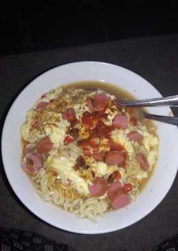 Mie sedap ayam bawang telur sosis