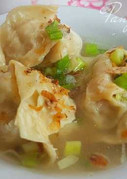 Siomay Ayam Kuah + Pangsit Goreng 1 adonan,simpel ^^