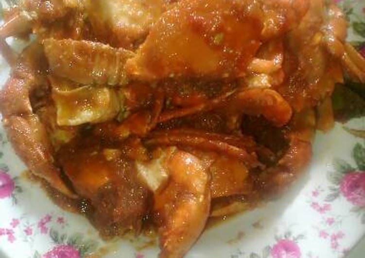 resep Kepiting asam manis pedas