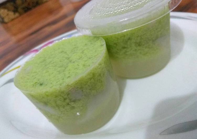 resep lengkap untuk Puding Lumut Kelapa Muda