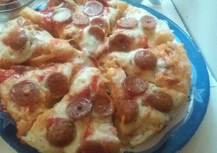 gambar untuk resep Pizza teflon lembut ampe besok2 tanpa ulen