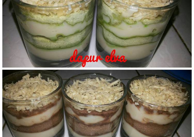 gambar untuk resep Cheese Cake Milo/Green Tea Lumer