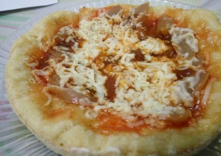 cara membuat Pizza Magic Com simpel ala anak kos